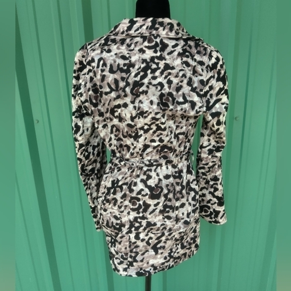 Jules & Leopold Women's Leopard Print Jacket Size Medium MobWife Animal Print - Picture 5 of 7